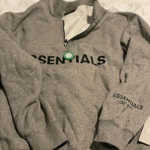 Essentials gray pullover sweater size:M